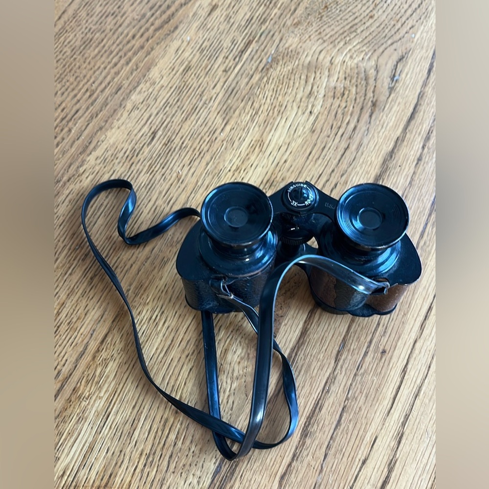 Vintage Airguide No27 3x Binoculars w Strap